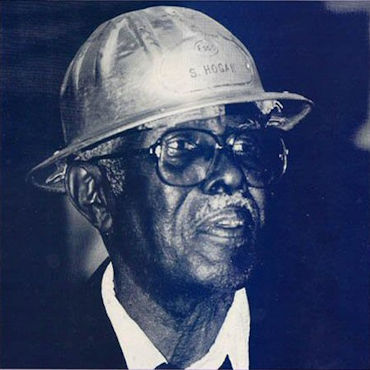 S I L A S &nbsp; H O G A N; source: Front cover of Flyright FLY 595; 'photograph: Courtesy of Pierre Degeneffe'