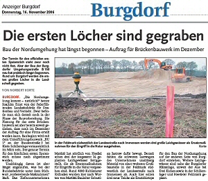 Anzeiger Burgdorf vom 19.11.2006; zwecks Vergr��erung bitte anklicken